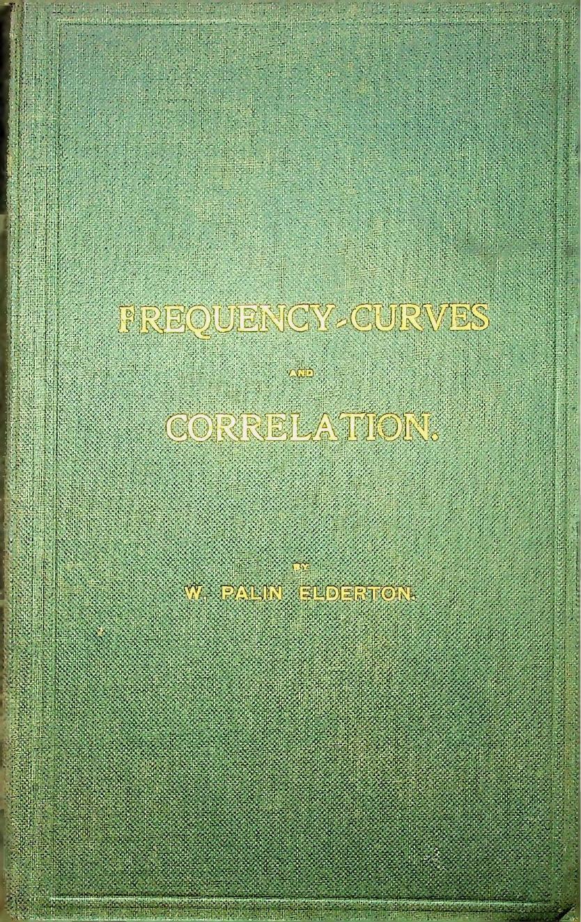 Cover of Frequency Curves and Correlation, 1906