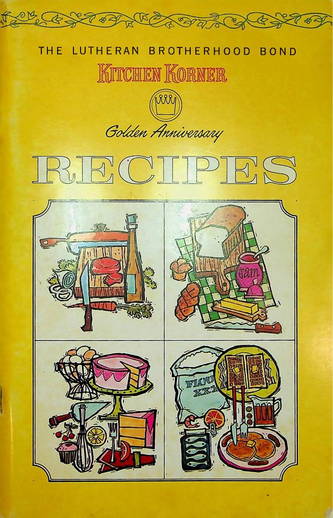 Cover of Golden Anniversary Recipes, 1967