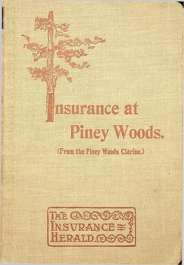 Cover of Insurance at Piney Woods, 1896