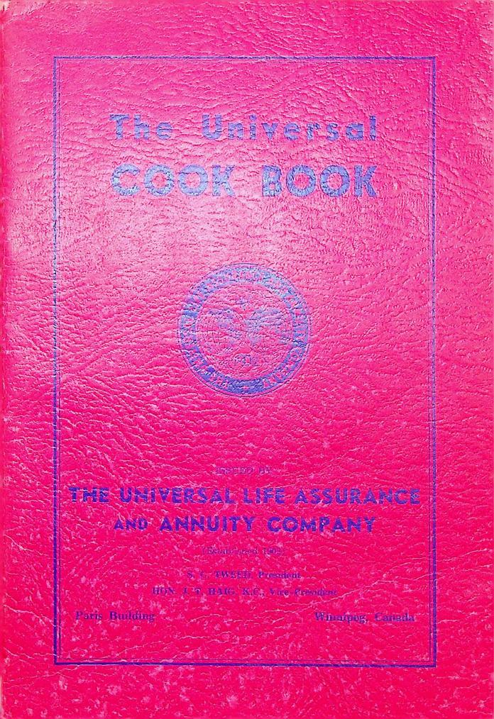 Cover of The Universal Cook Books, 1938