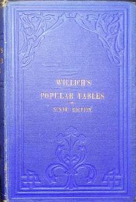 Cover of Willich's Popular Tables, 1881